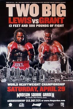 Lennox Lewis vs. Michael Grant