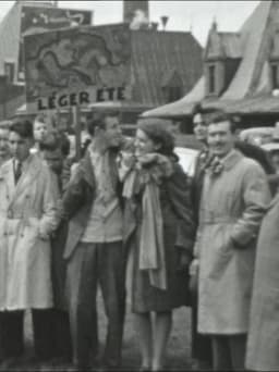 Arrivée de Fernand Léger devant  la gare du palais (Québec)
