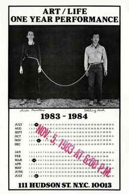 One Year Performance 1983-1984 (Rope Piece)